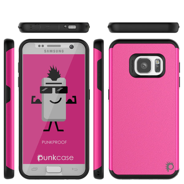 Galaxy S7 Case Punkcase Galactic Pink Series Slim Protective Punkcase