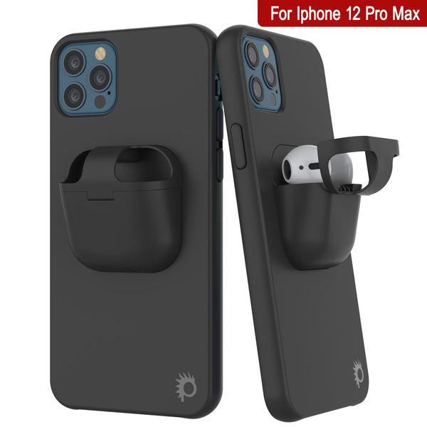 Punkcase iPhone 12 Pro Max Airpods Case Holder (CenterPods Series ...