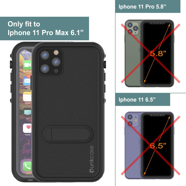 Punkcase iPhone 11 Pro Max Waterproof Case - Black – punkcase