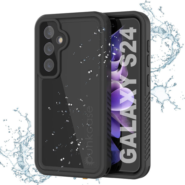 Galaxy S24 Waterproof Case PunkCase StudStar Black Thin 6.2ft Underwat ...