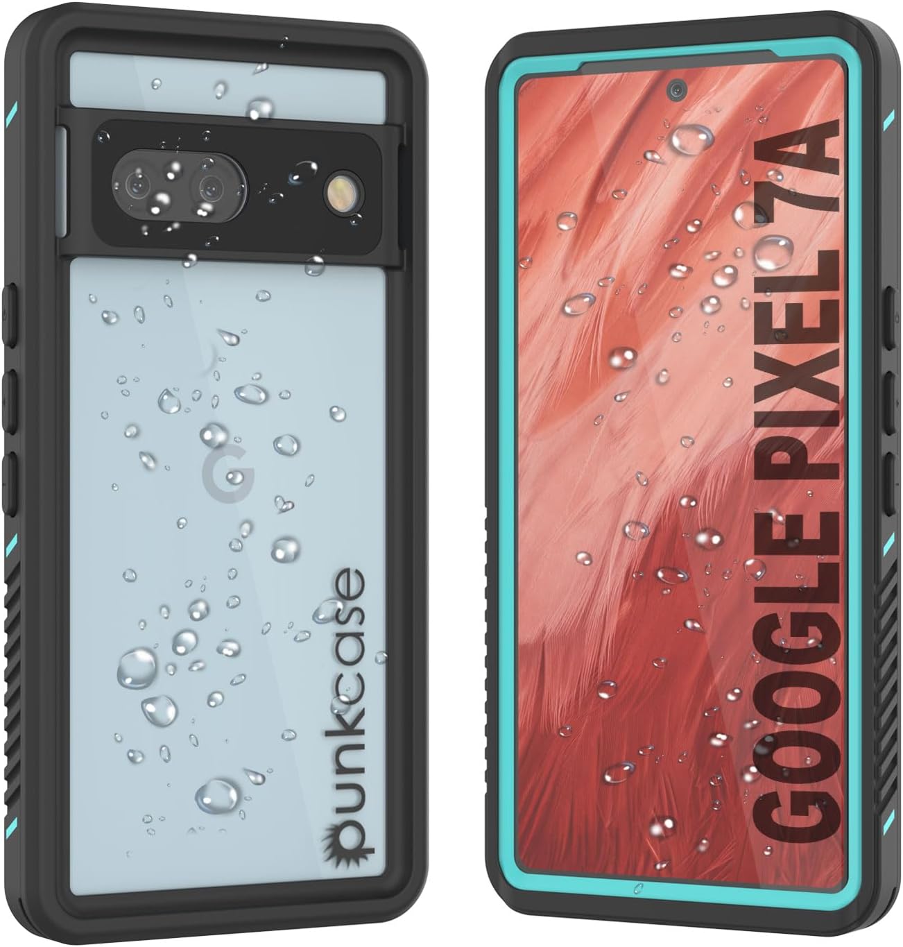 Google Pixel 7a Waterproof IP68 Case, Punkcase [Teal] [Extreme Series] –  punkcase