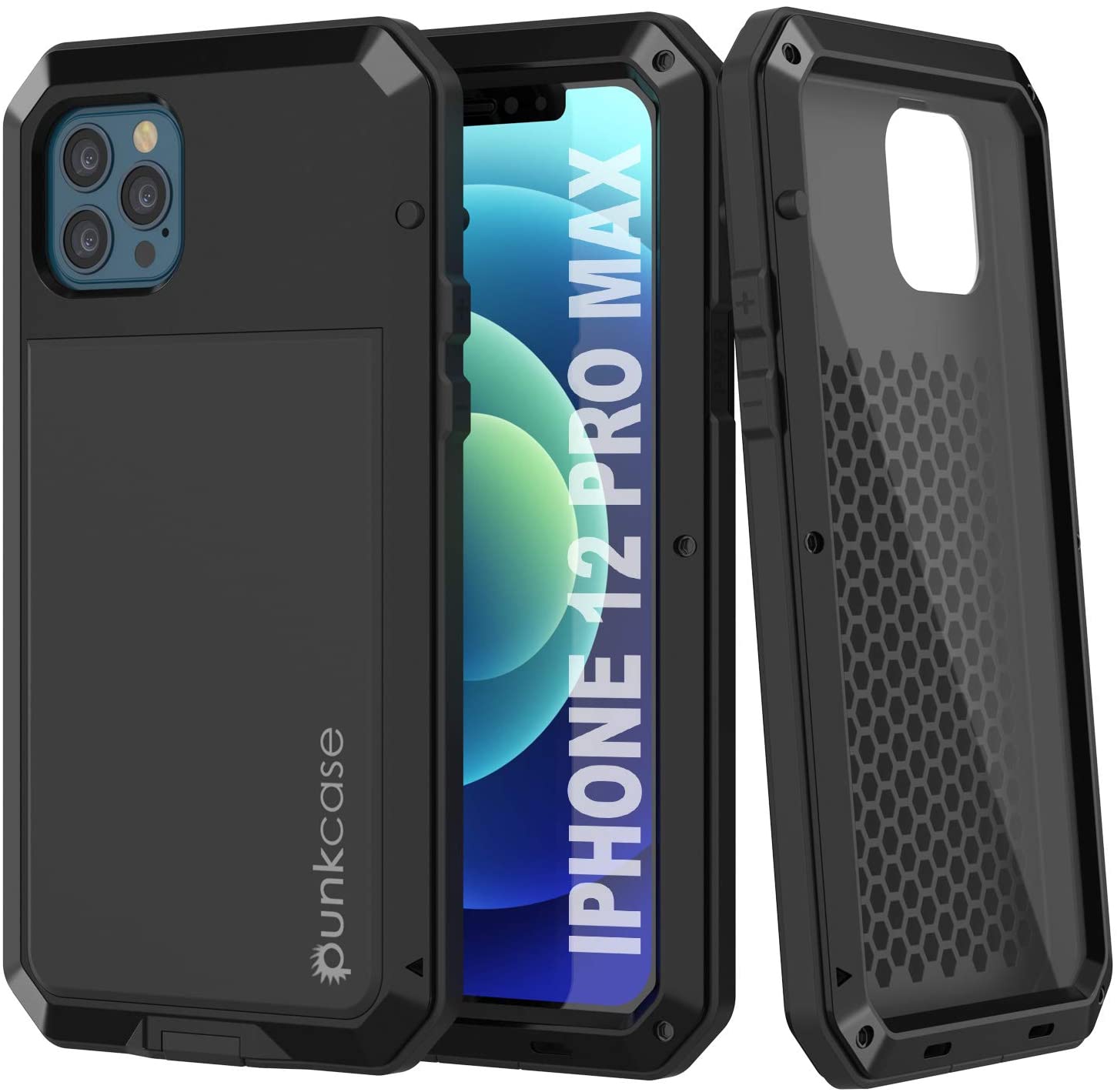 iPhone 12 Pro Max Rugged Case with Built-In Screen Protector – punkcase