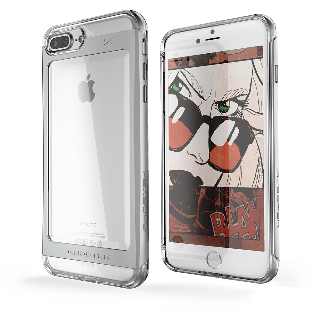 iPhone 8+ Plus Case, Punkcase [MASK Series] [BLACK] Full Body