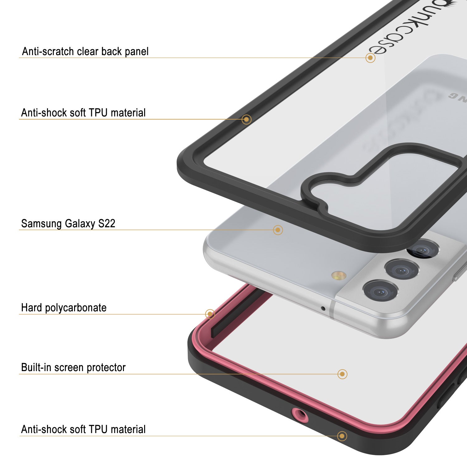 Galaxy S24 Ultra Water/ Shock/ Snowproof [Extreme Series] Slim Screen –  punkcase