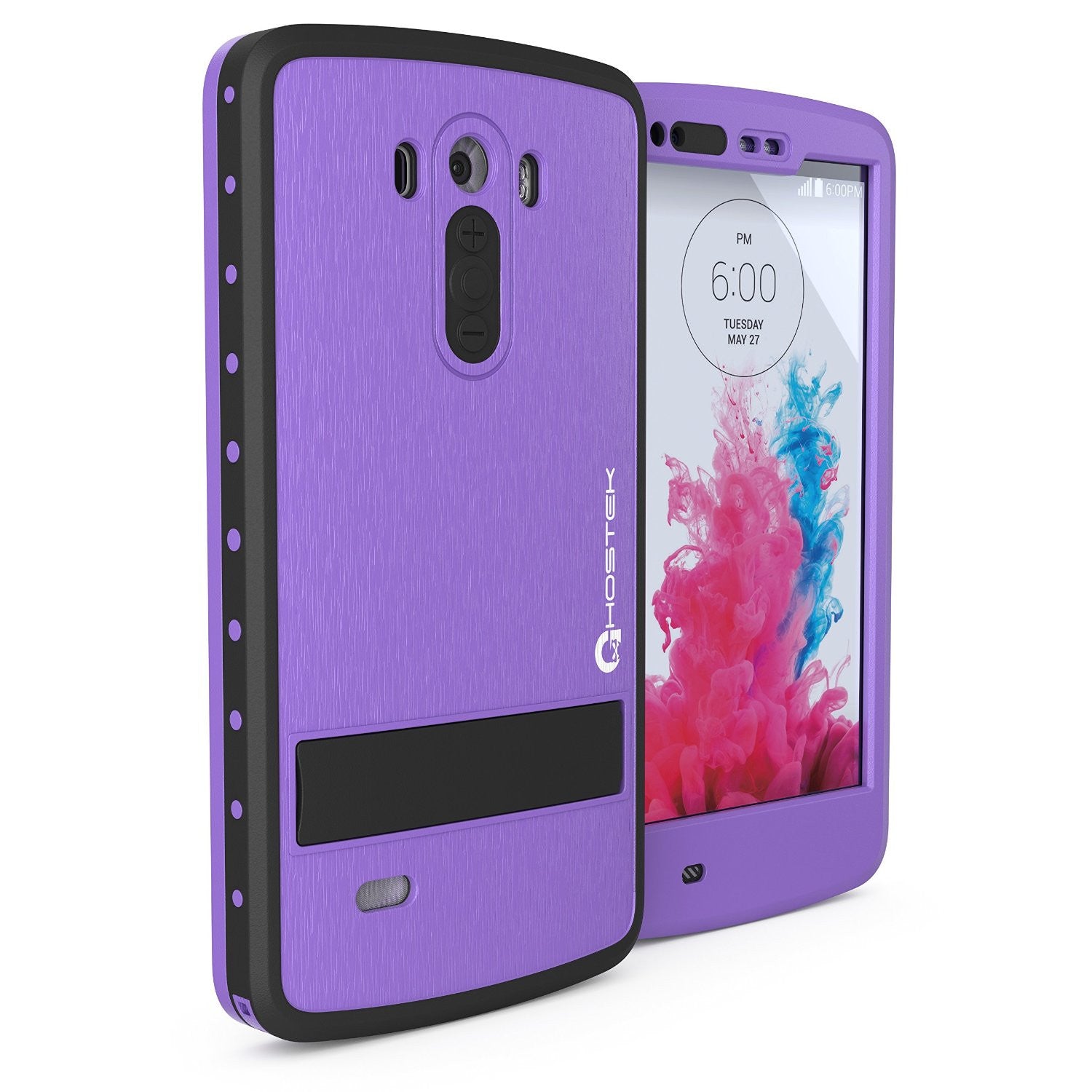 kalmeren Infrarood naar voren gebracht LG G3 Waterproof Case - Ghostek Atomic Purple Attached Screen Protector –  punkcase