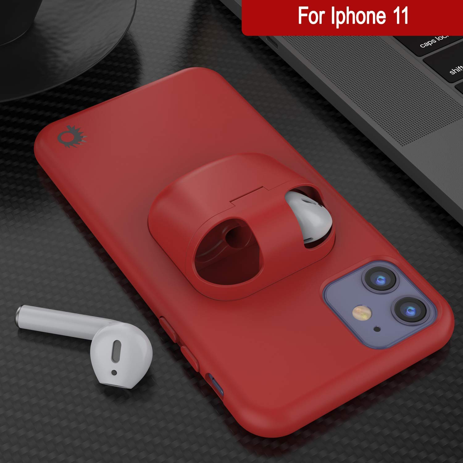 Punkcase iPhone 11 Airpod Charging Case Holder