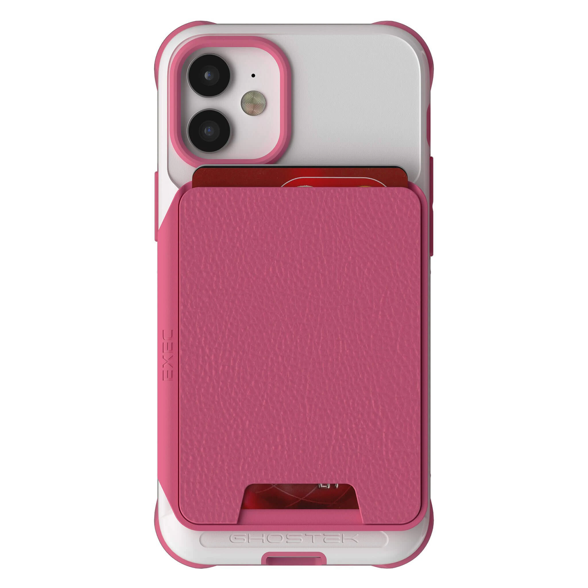 iPhone 12 Mini - Magnetic Wallet Case with Card Holder [Pink] – punkcase