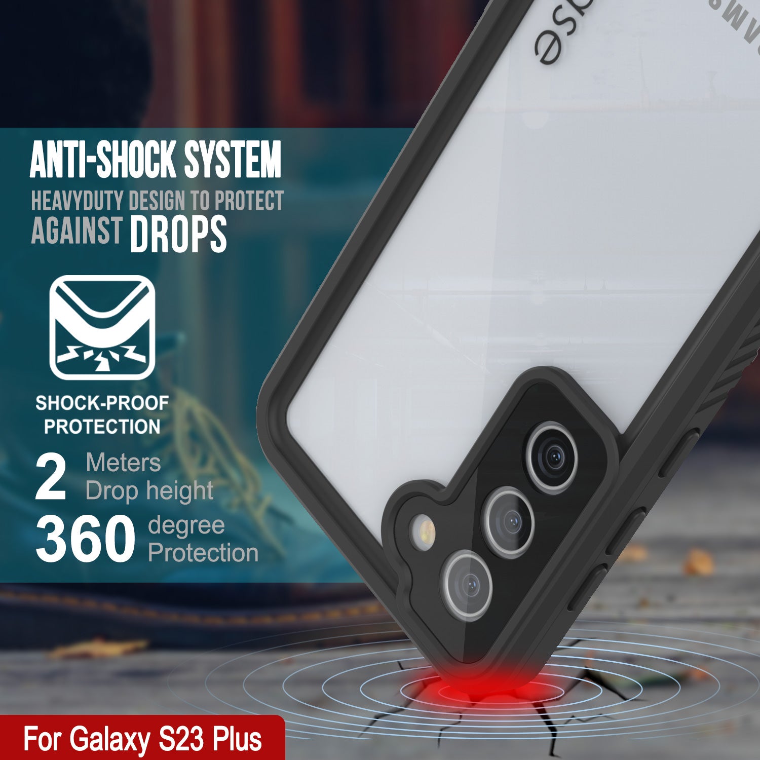 Samsung Galaxy S23 Ultra Waterproof Built in Screen Protector