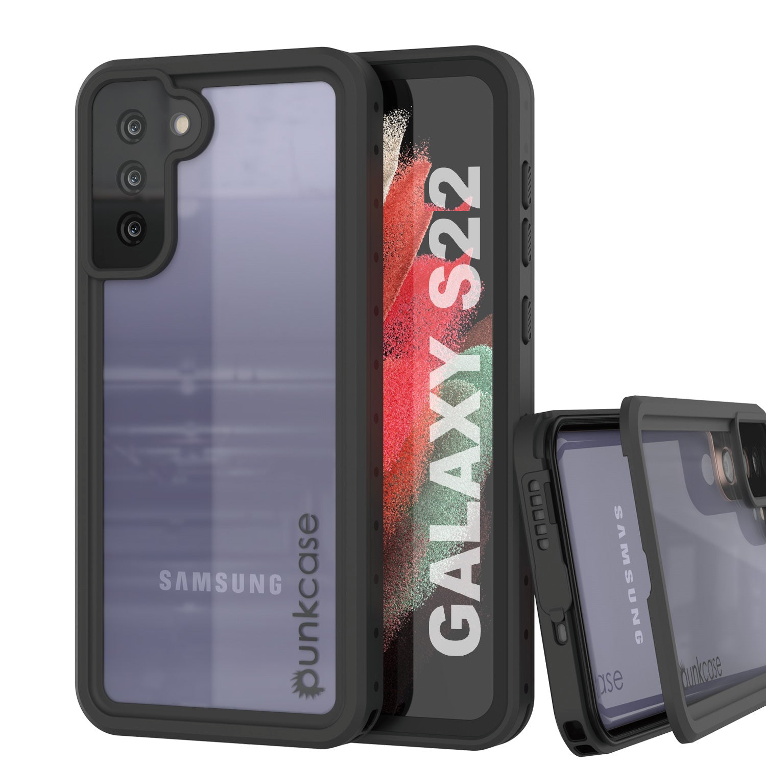 Waterproof Case For Samsung Galaxy S22 Ultra Full Body Built-in