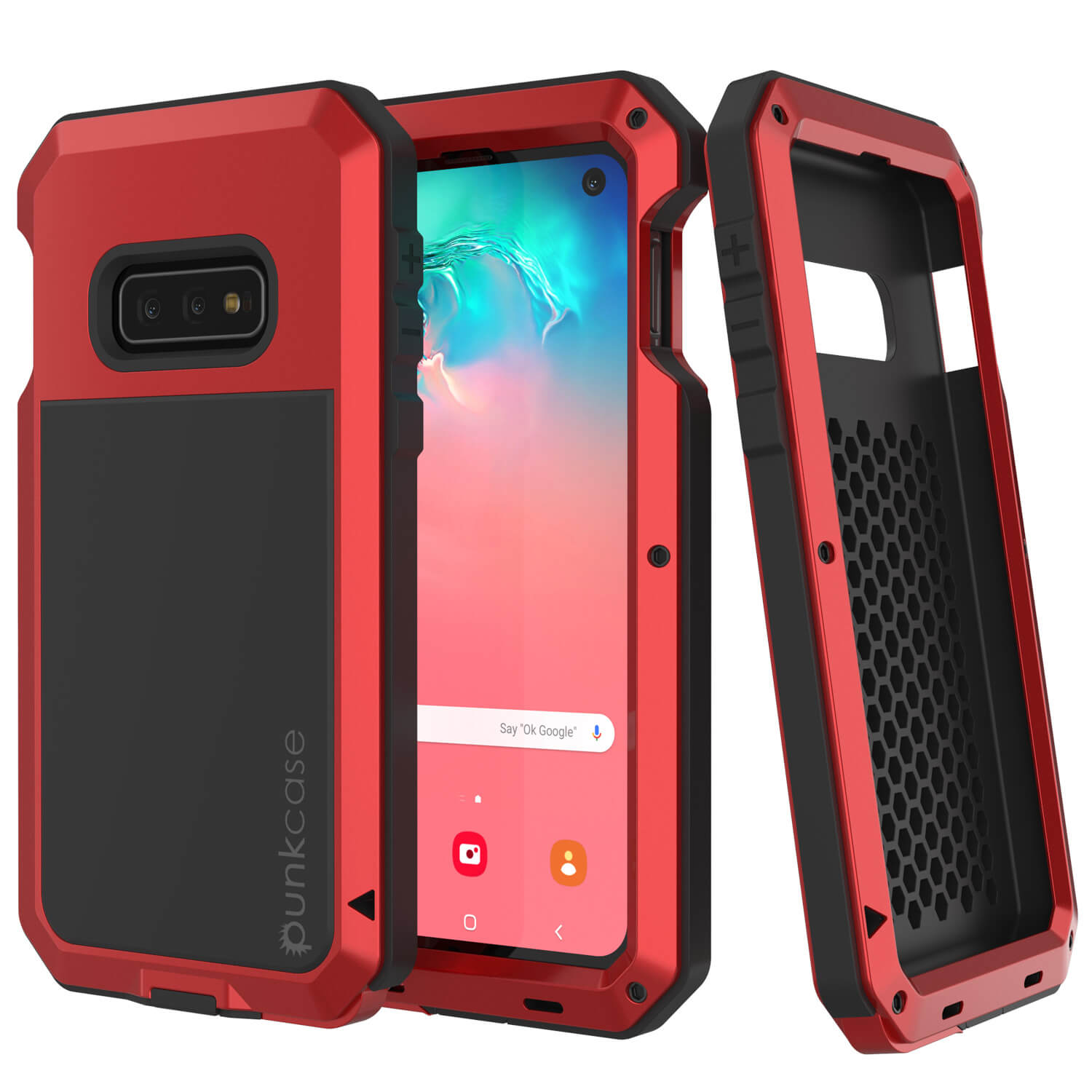 Galaxy S10e Metal Case, Heavy Military Grade Rugged Armor Cover [ punkcase