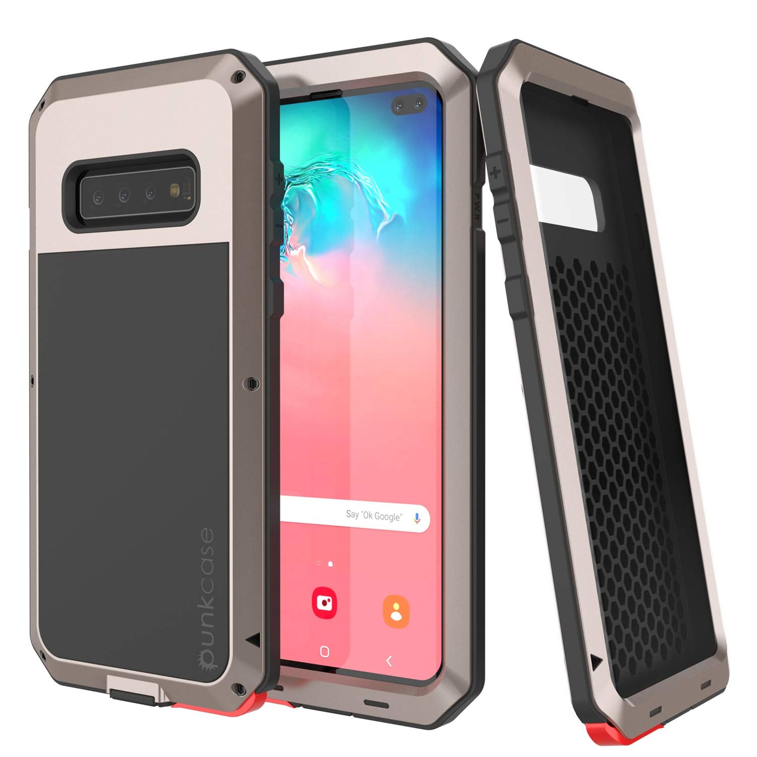 Galaxy S20 Ultra Metal Case, Heavy Duty Military Grade Rugged Armor Cover  [Neon]