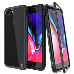 iPhone 8+ Plus Case - Punkcase CarbonShield Jet Black
