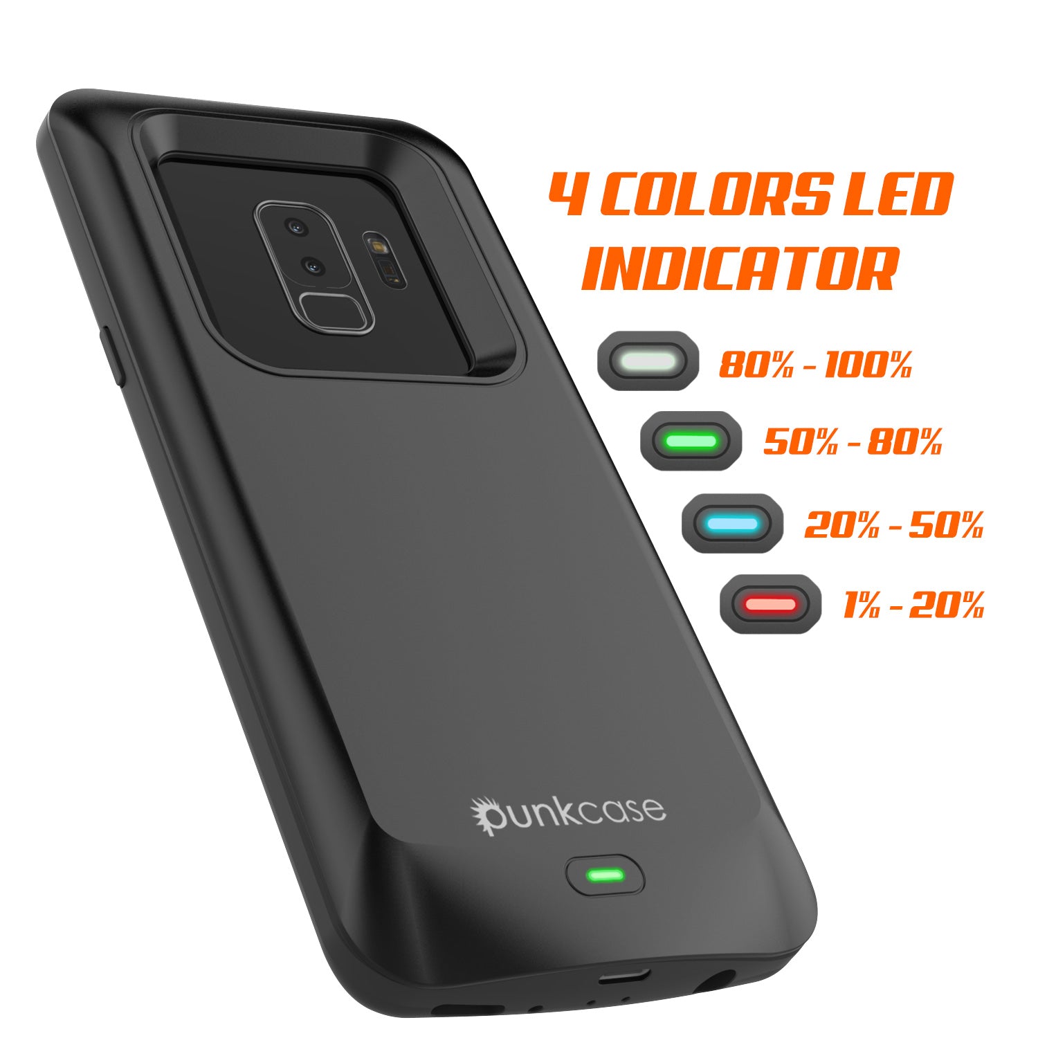 Galaxy S9 PLUS Battery Case, PunkJuice 5000mAH Fast Charging Power Ban –  punkcase