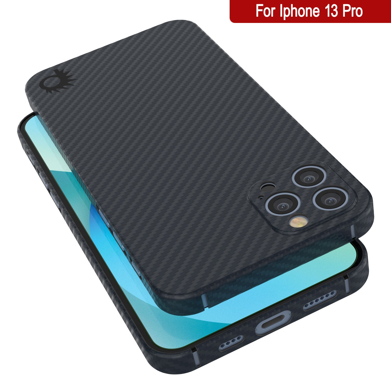 iPhone 13 Pro Max - Capa Shell em Kevlar® (Full Camera) - CARBON
