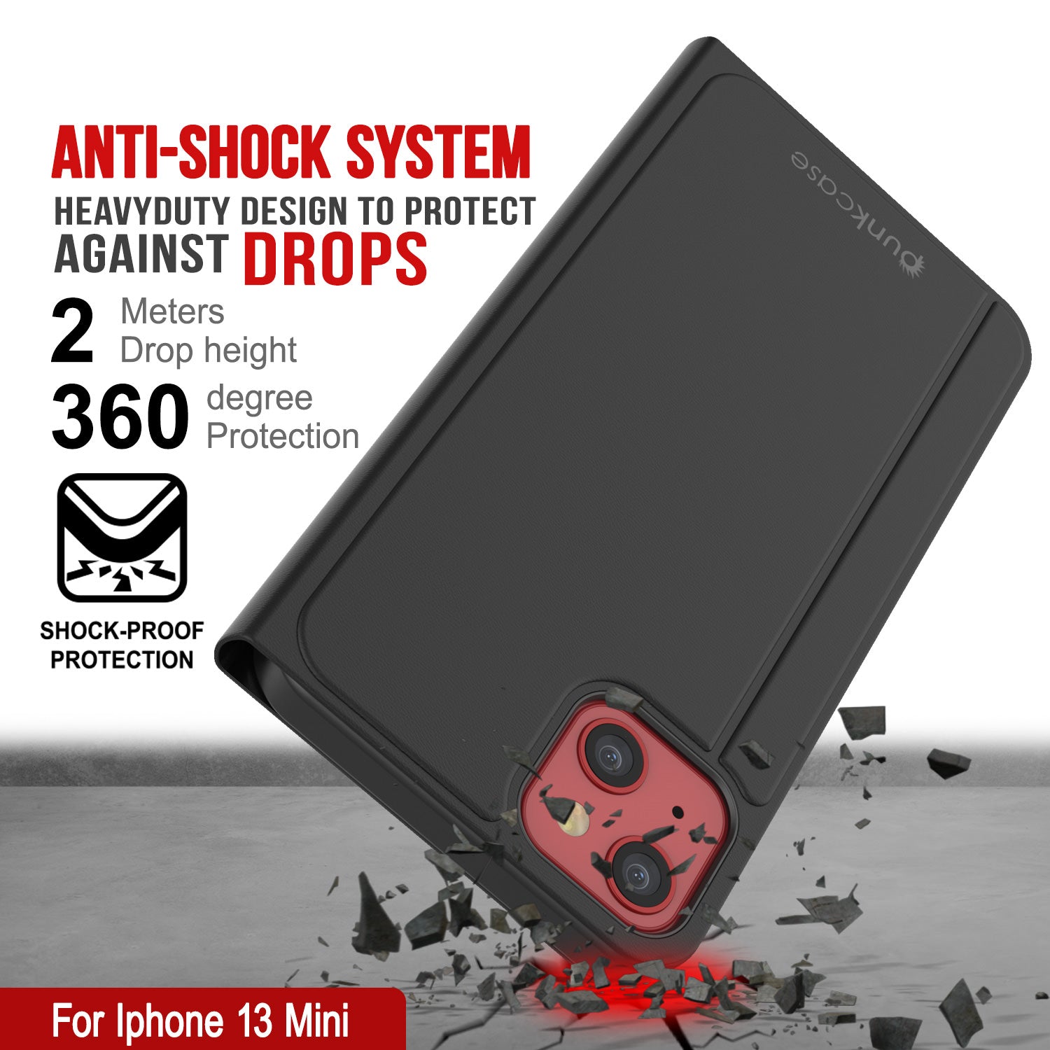 Punkcase iPhone 14 Plus Reflector Case Protective Flip Cover [Rose] –  punkcase