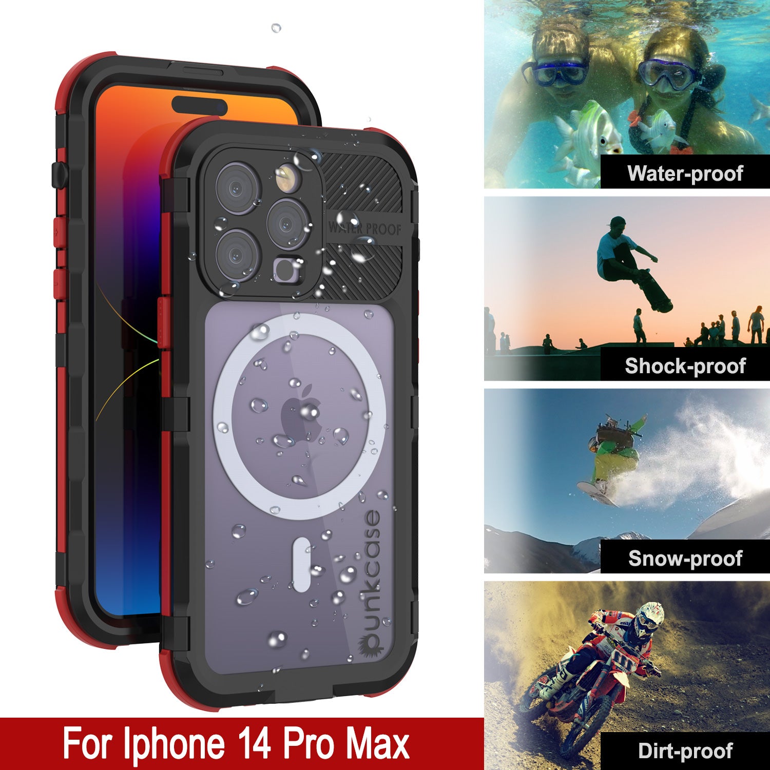 Extreme IP68 iPhone 12 Pro Magnetic Waterproof Case