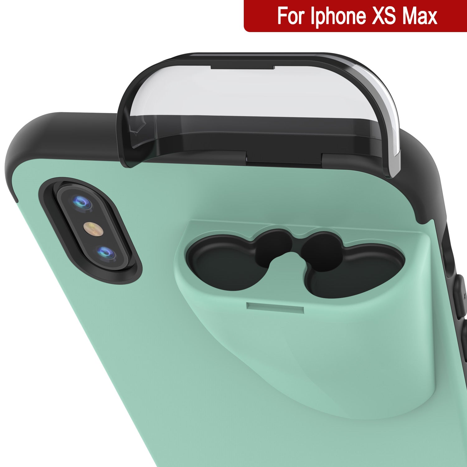 Iphone xs max best sale case with airpod charger