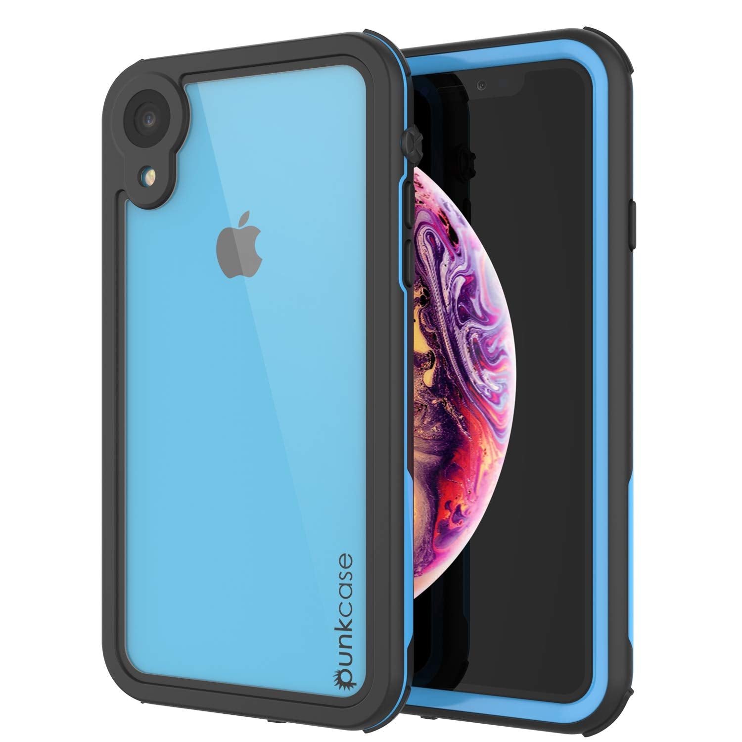 Apple iPhone XR Case, Full-Body Protective iPhone XR Waterproof Case,  Shockproof Snowproof Clear Cover Case for iPhone XR (iPhone XR, Black)