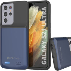 PunkJuice S21 Ultra Battery Case Blue - punkcase